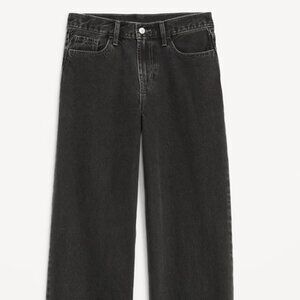 Old Navy NWT High Rise WOW wide leg jeans in color LICORICE! Size 20 Plus!